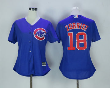 Ben Zobrist Chicago Cubs royal jersey