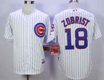 Ben Zobrist Chicago Cubs white jersey