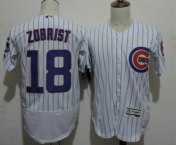 Ben Zobrist Chicago Cubs white jersey