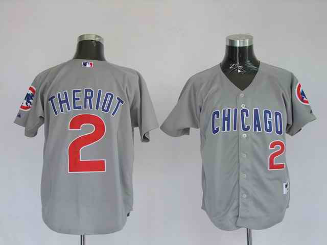 Theriot Chicago Cubs grey jersey