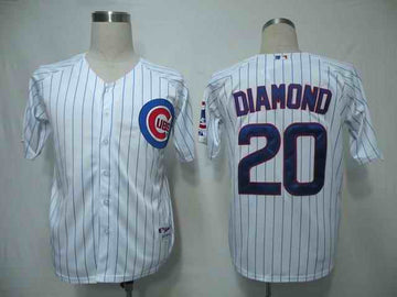 Diamond Chicago Cubs white jersey