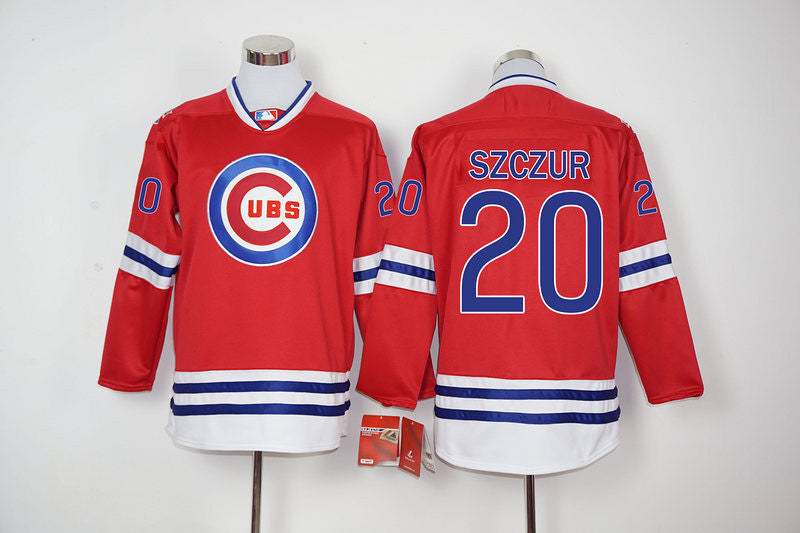 Matt Szczur Chicago Cubs red jersey
