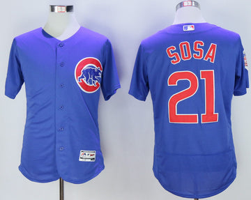 Sammy Sosa Chicago Cubs blue jersey