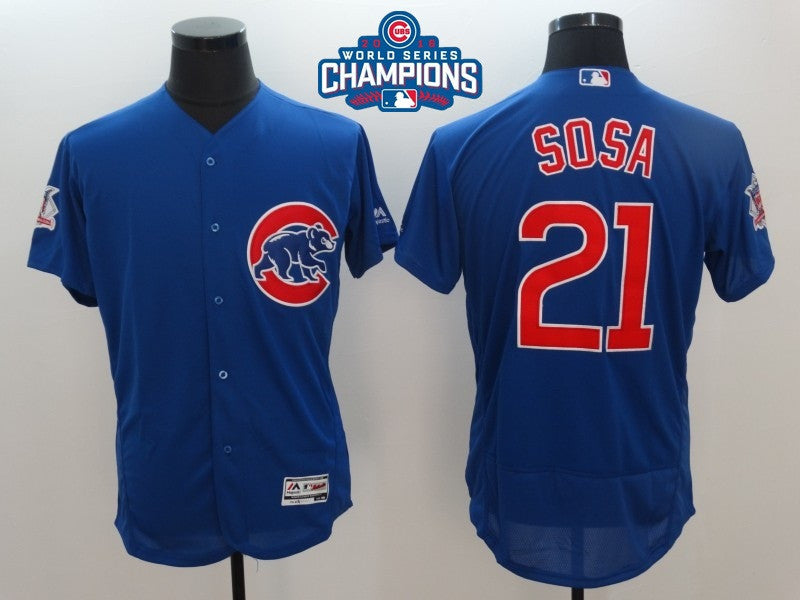 Sammy Sosa Chicago Cubs royal jersey