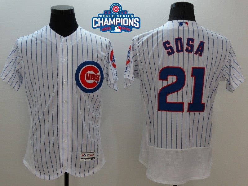 Sammy Sosa Chicago Cubs white jersey