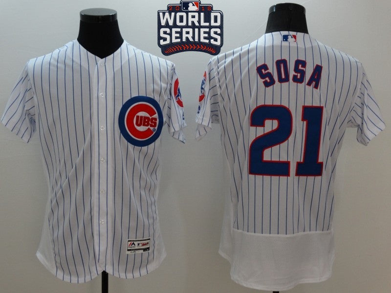 Sammy Sosa Chicago Cubs white jersey