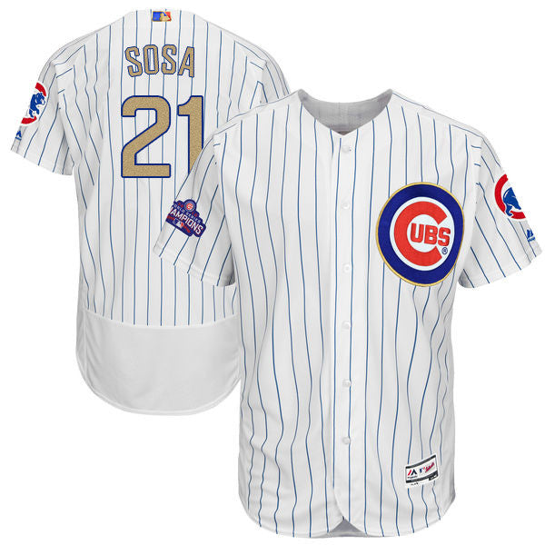Sammy Sosa Chicago Cubs white jersey