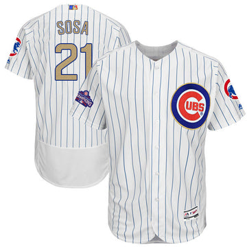 Sammy Sosa Chicago Cubs white jersey
