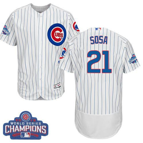 Sammy Sosa Chicago Cubs white Authentic jersey