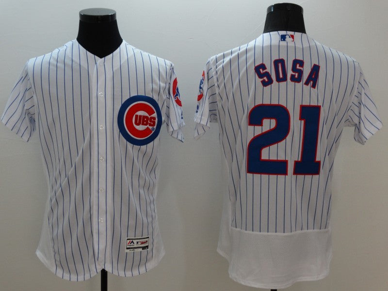 Sammy Sosa Chicago Cubs white jersey