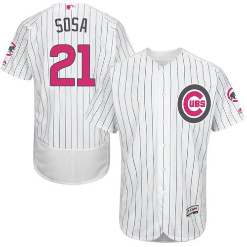 Sammy Sosa Chicago Cubs white Authentic jersey