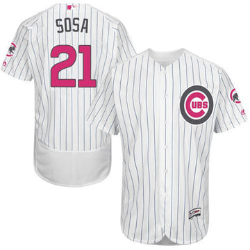 Sammy Sosa Chicago Cubs white Authentic jersey