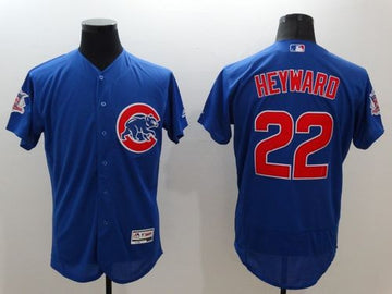 Jason Heyward Chicago Cubs blue Authentic jersey