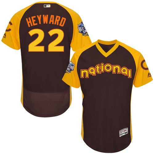 Cubs Jason Heyward National League All-Star brown All-Star jersey