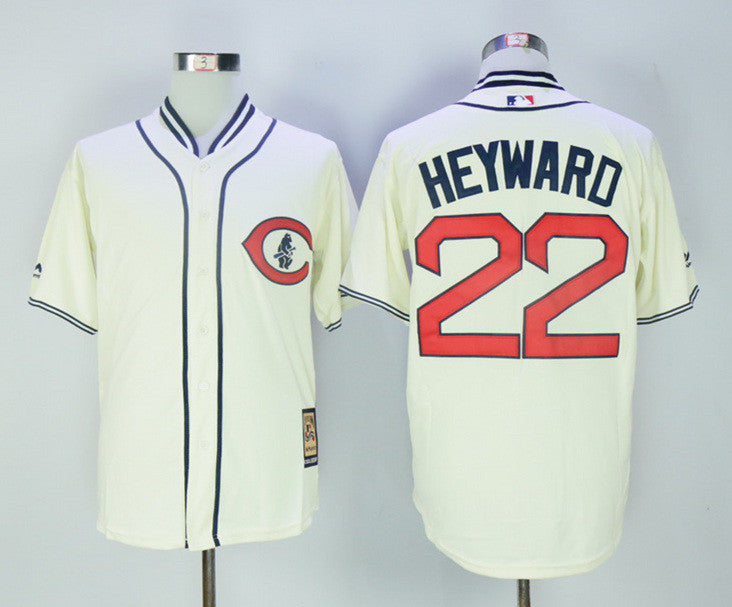 Jason Heyward Chicago Cubs cream jersey