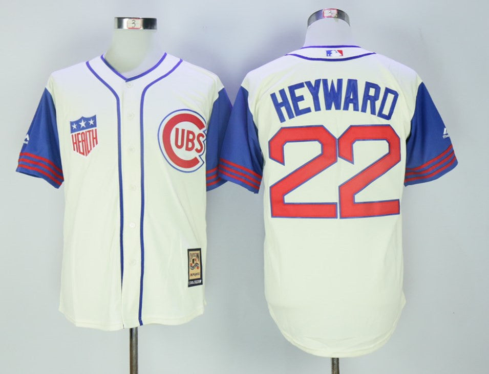 Jason Heyward Chicago Cubs cream Cooperstown jersey