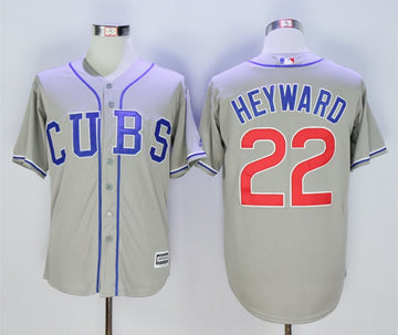 Jason Heyward Chicago Cubs gray jersey
