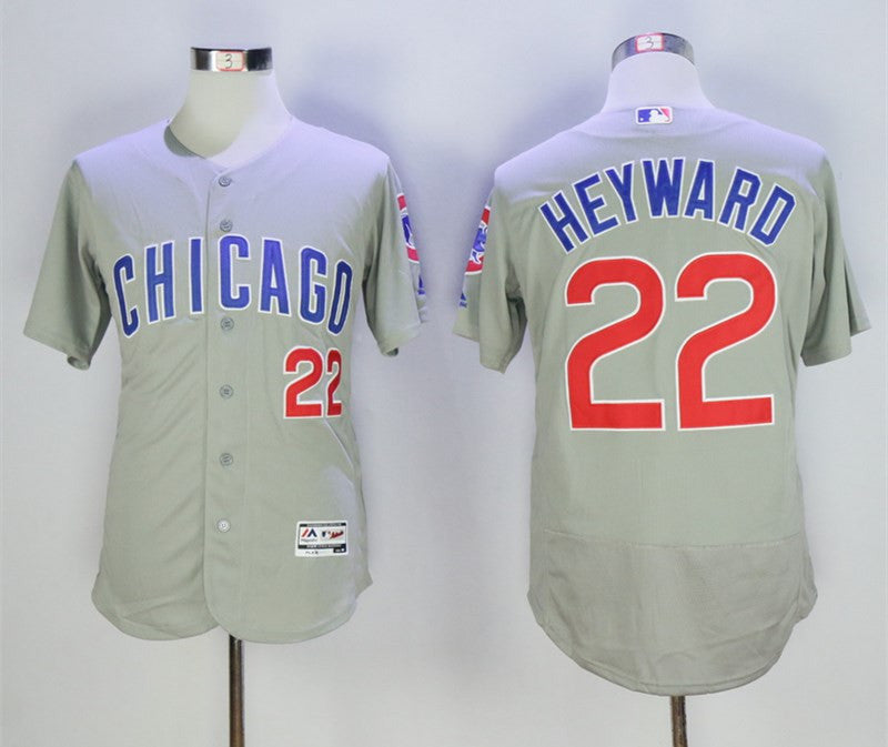 Jason Heyward Chicago Cubs gray jersey