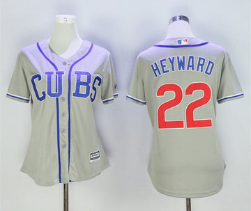 Jason Heyward Chicago Cubs gray jersey