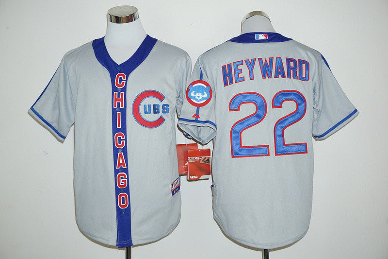 Jason Heyward Chicago Cubs grey Cooperstown jersey