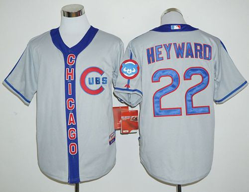 Jason Heyward Chicago Cubs grey Cooperstown jersey