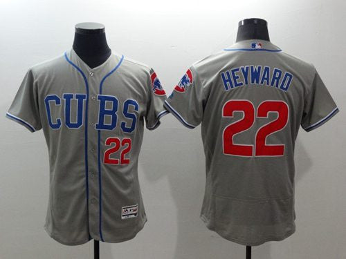 Jason Heyward Chicago Cubs grey Alternate jersey
