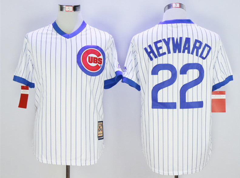 Jason Heyward Chicago Cubs white Cooperstown jersey
