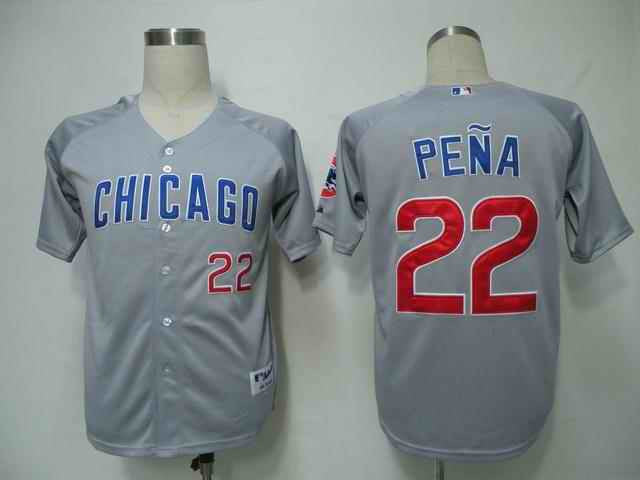 Pena Chicago Cubs grey jersey