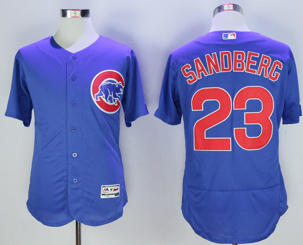 Ryne Sandberg Chicago Cubs blue jersey