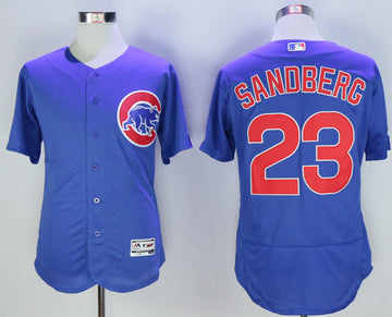 Ryne Sandberg Chicago Cubs blue jersey