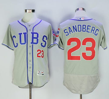 Ryne Sandberg Chicago Cubs grey Alternate jersey