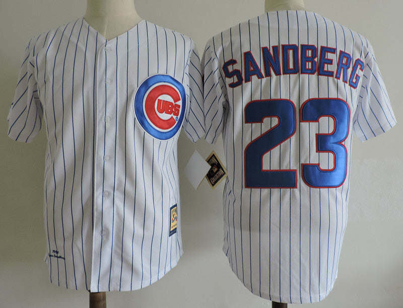 Ryne Sandberg Chicago Cubs white Cooperstown jersey