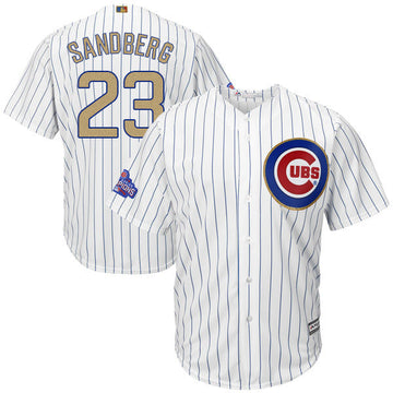 Ryne Sandberg Chicago Cubs white jersey