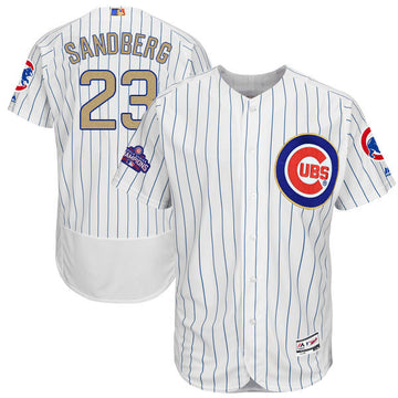 Ryne Sandberg Chicago Cubs white jersey