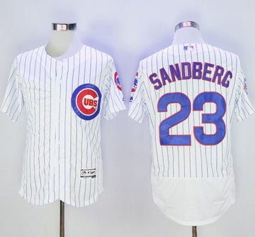 Ryne Sandberg Chicago Cubs white Authentic jersey