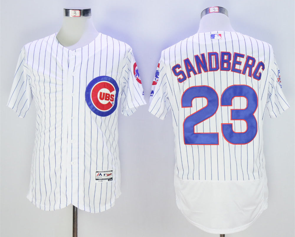 Ryne Sandberg Chicago Cubs white jersey