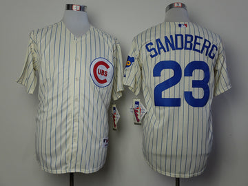 Sandberg Chicago Cubs cream jersey
