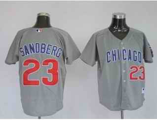Sandberg Chicago Cubs grey jersey