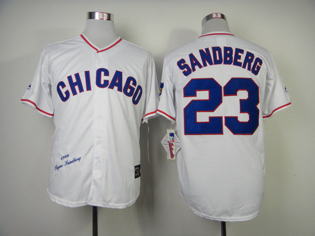 Sandberg Chicago Cubs white jersey