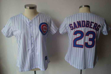 Sandberg White Chicago Cubs blue jersey
