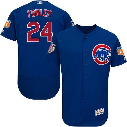 Dexter Fowler Chicago Cubs blue Authentic jersey