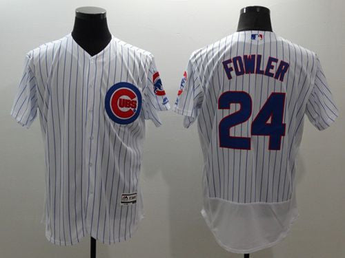 Dexter Fowler Chicago Cubs white Authentic jersey
