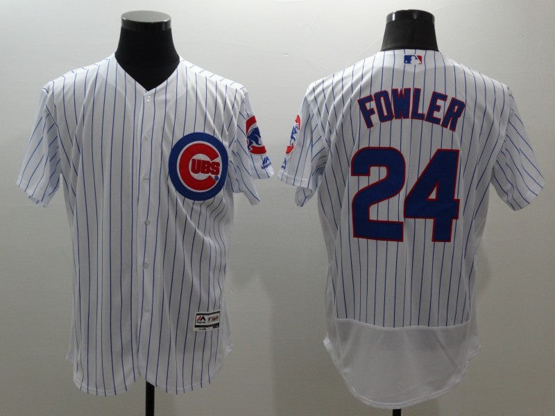 Dexter Fowler Chicago Cubs white jersey