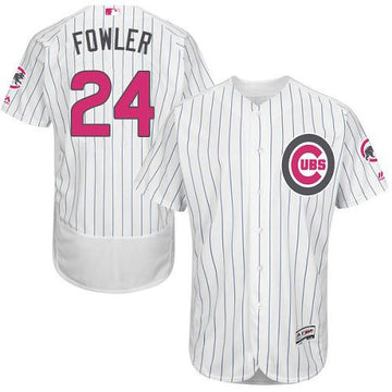Dexter Fowler Chicago Cubs white Authentic jersey