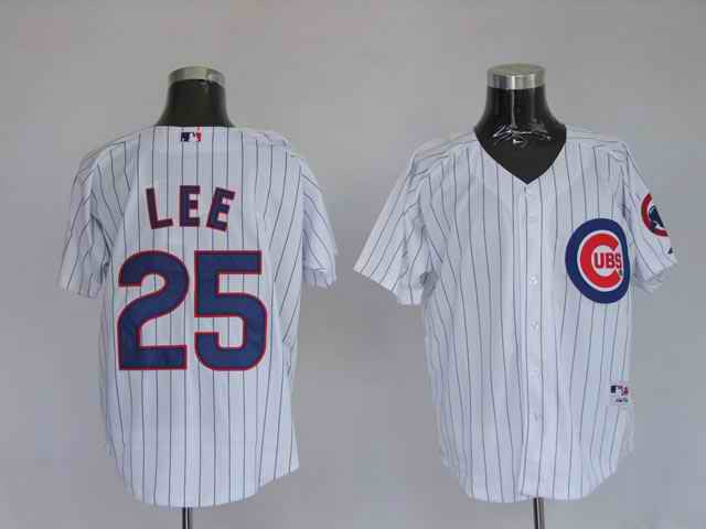 Lee Chicago Cubs white jersey