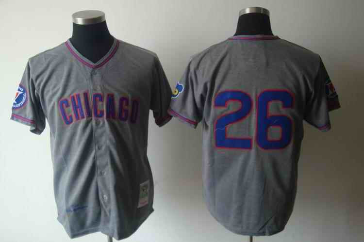 Billy Williams Chicago Cubs grey jersey
