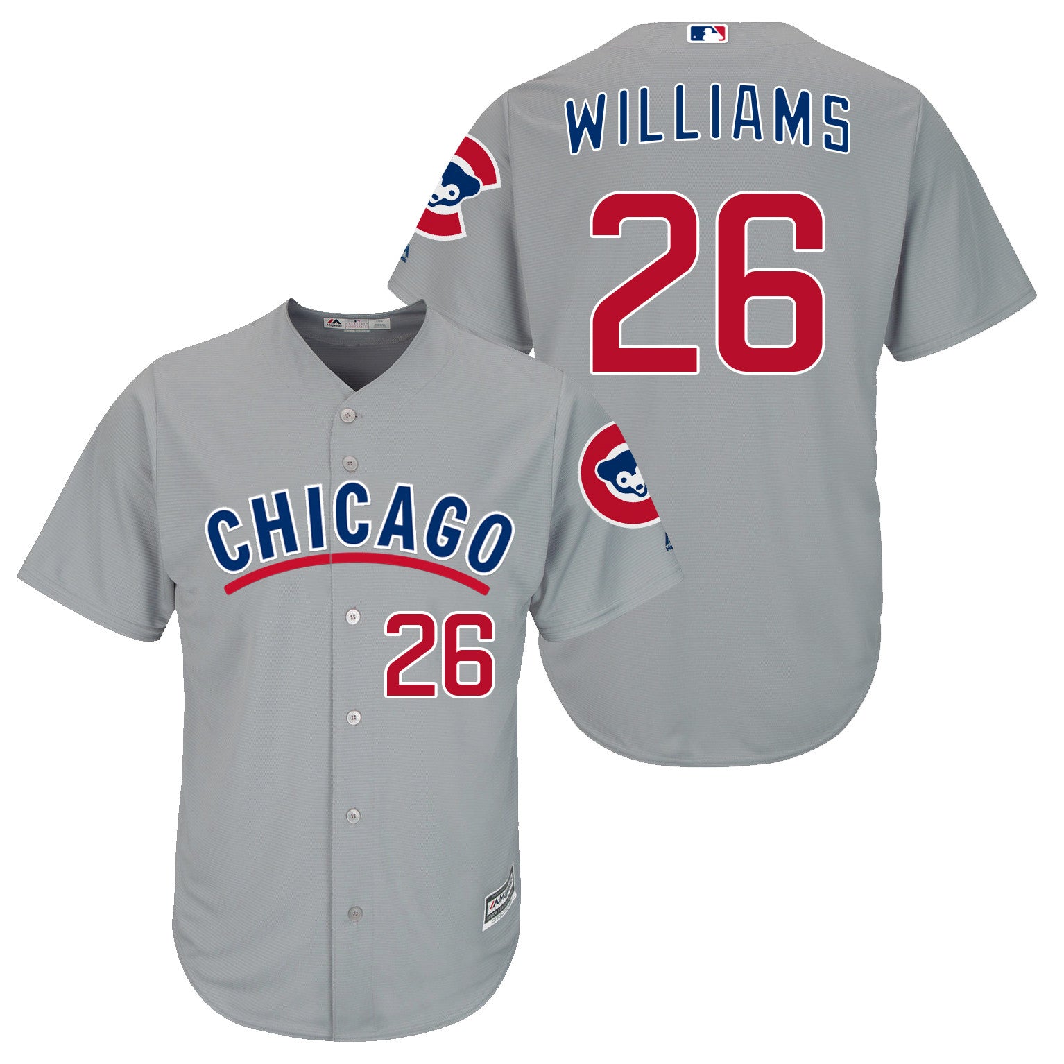 Billy Williams Chicago Cubs grey jersey
