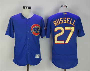 Addison Russell Chicago Cubs blue jersey