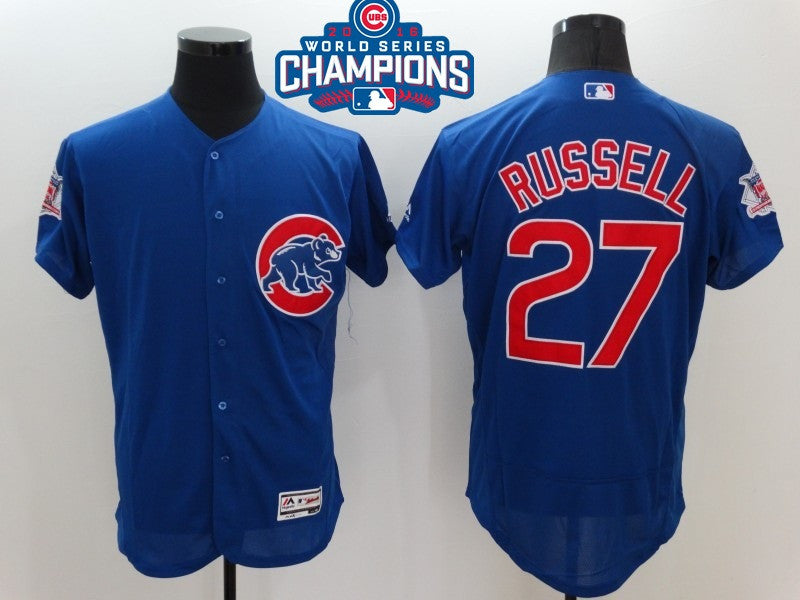 Addison Russell Chicago Cubs royal jersey
