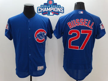 Addison Russell Chicago Cubs royal jersey